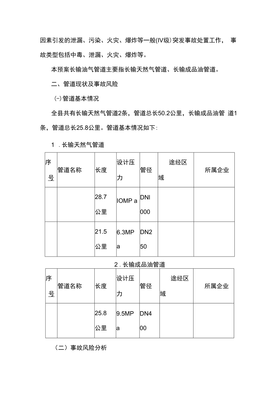 长输油气管道安全事故应急预案.docx_第2页