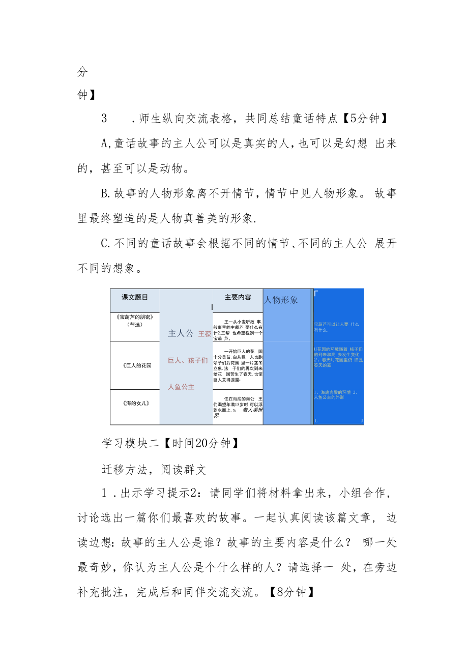 走进童话故事——部编版四年级下册第八单元群文阅读教案.docx_第2页