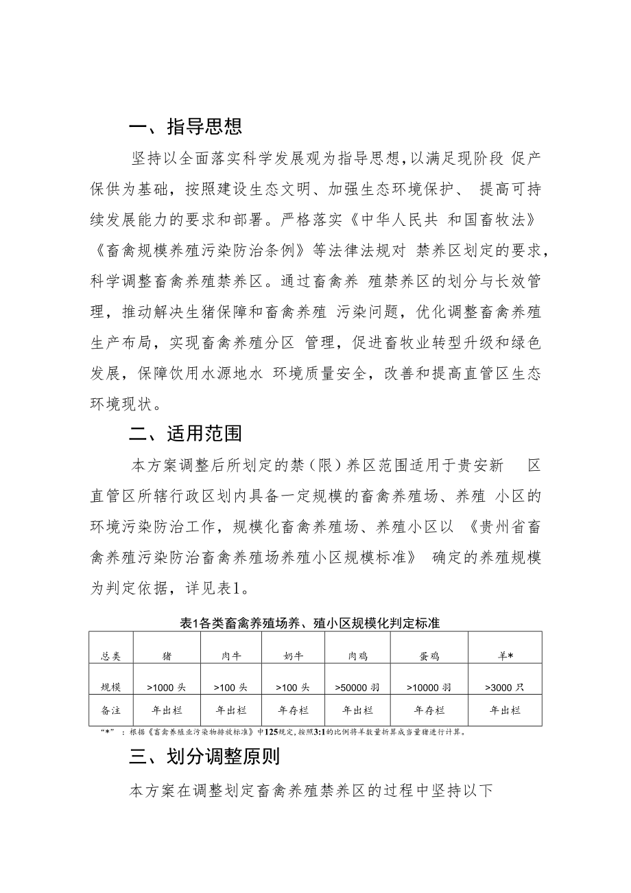 贵安新区直管区畜禽养殖禁养区划分方案修订.docx_第3页