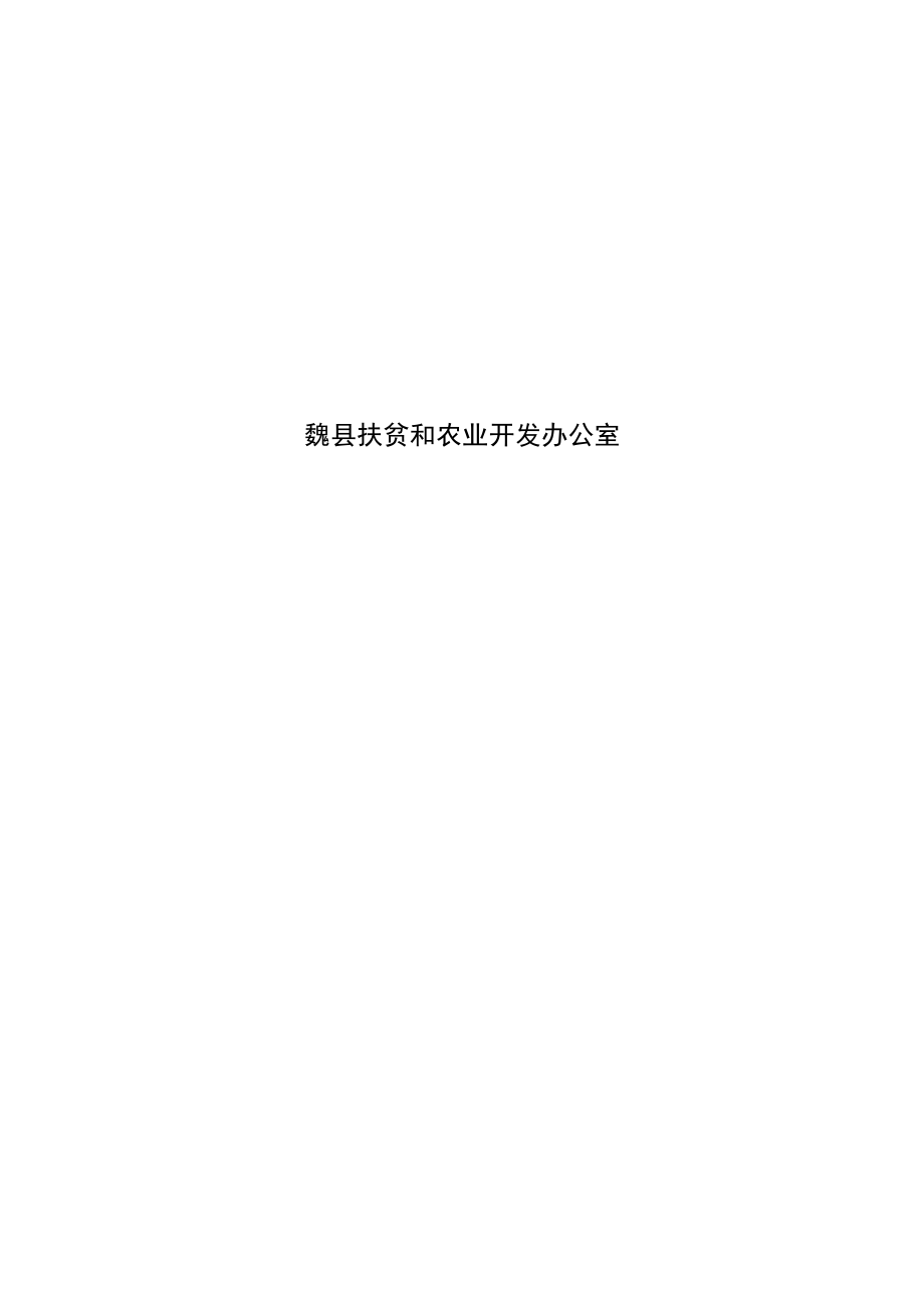 邯郸市魏县财政支出项目绩效自评报告.docx_第2页