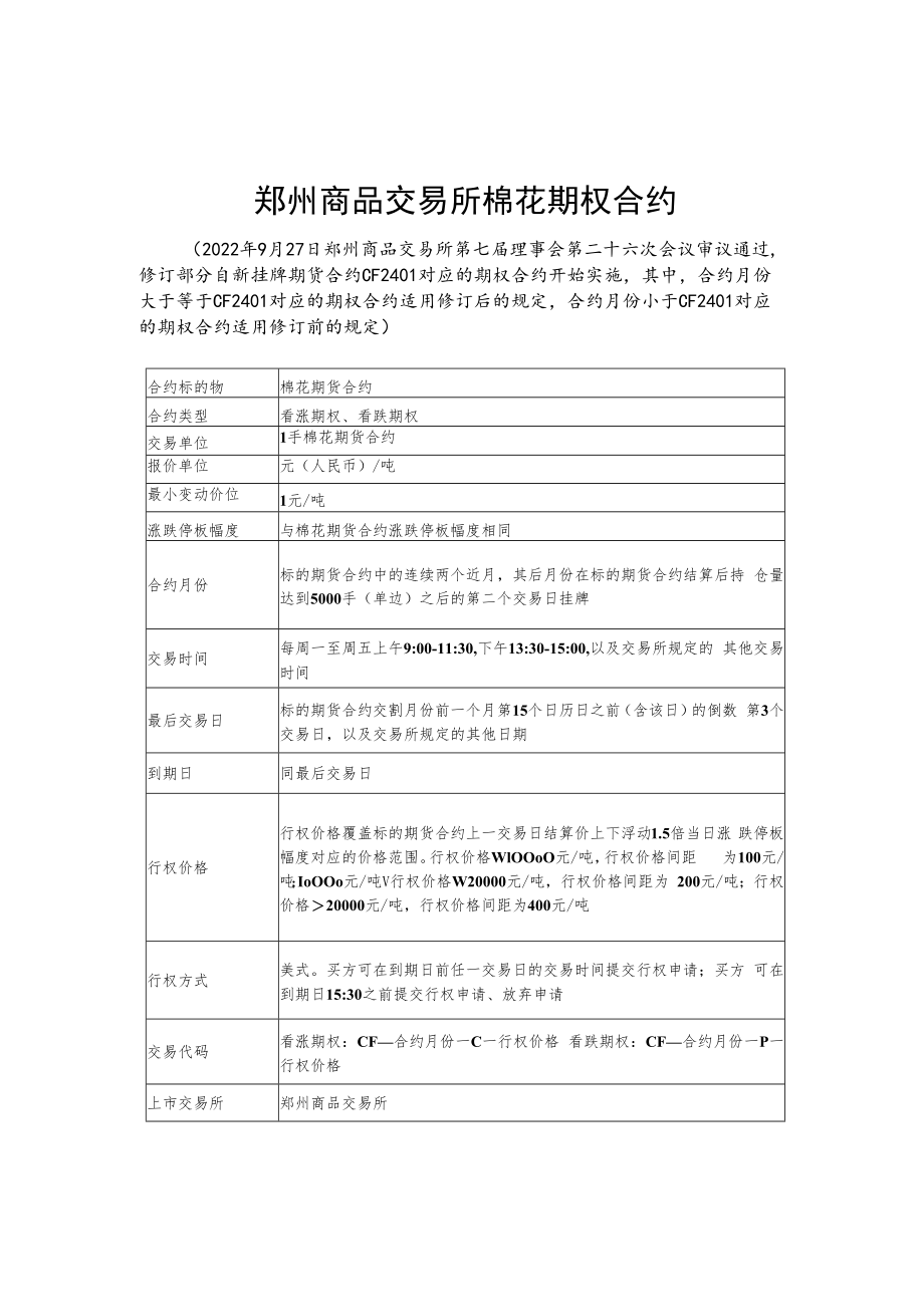 郑州商品交易所期权合约文本修订净稿.docx_第2页