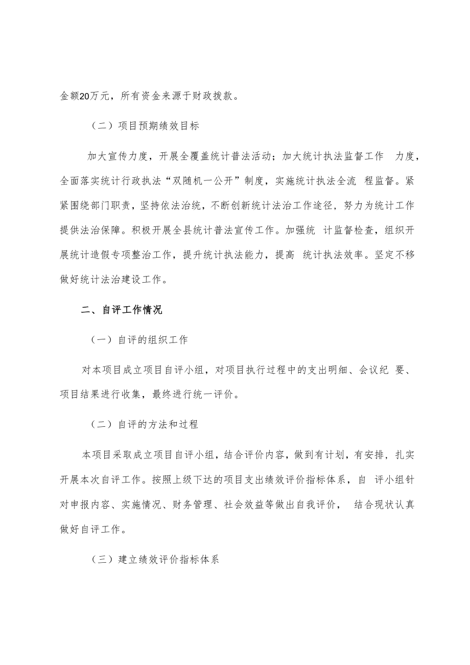 统计普法宣传项目自评报告.docx_第2页