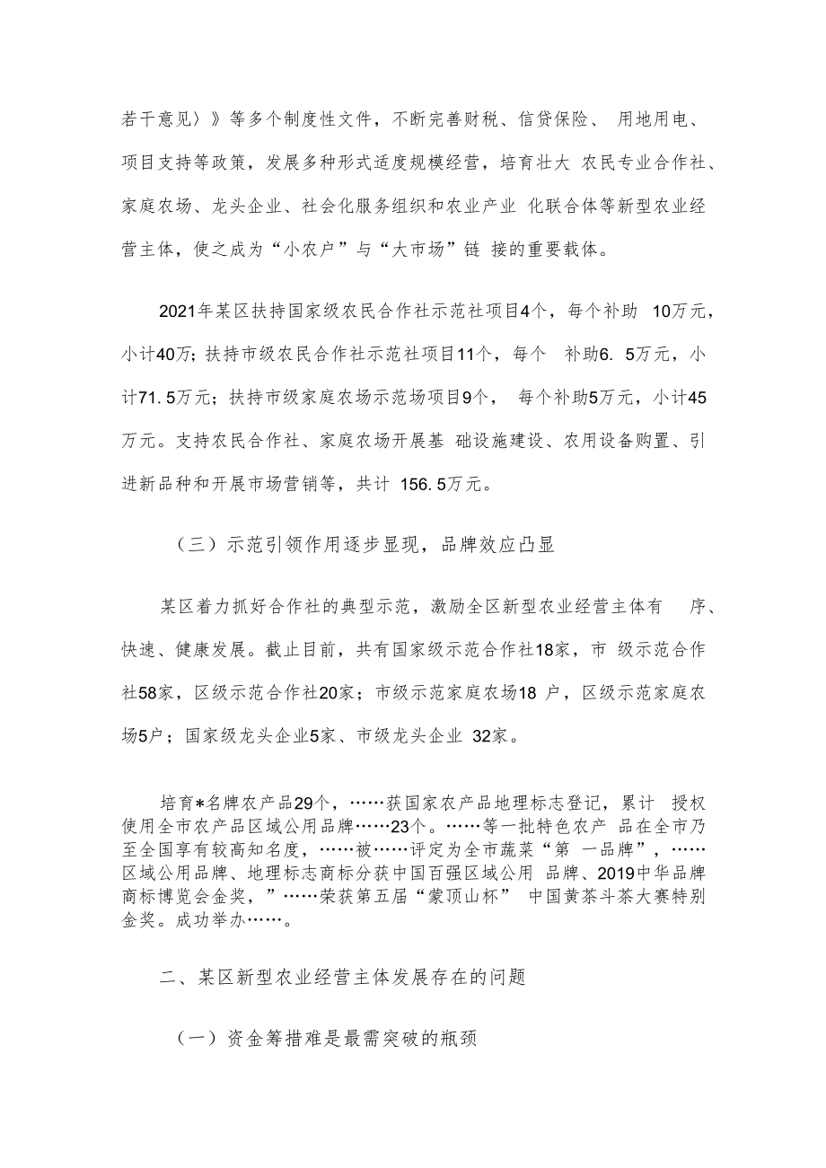 新型农业经营主体发展调研报告.docx_第2页