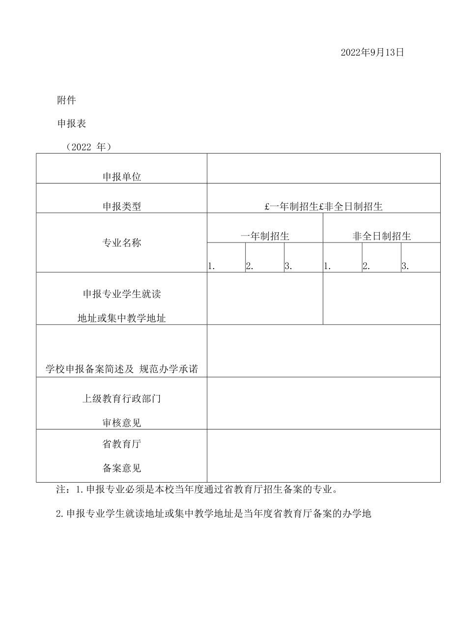 河南省教育厅办公室关于开展中等职业教育一年制和非全日制招生备案工作的通知.docx_第3页