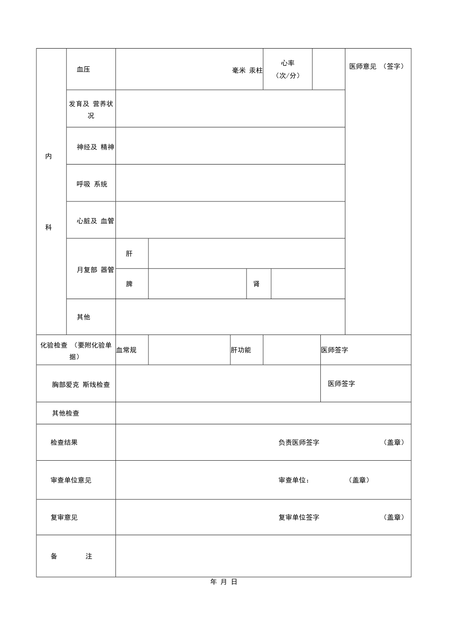 贵州大学体格检查表.docx_第2页