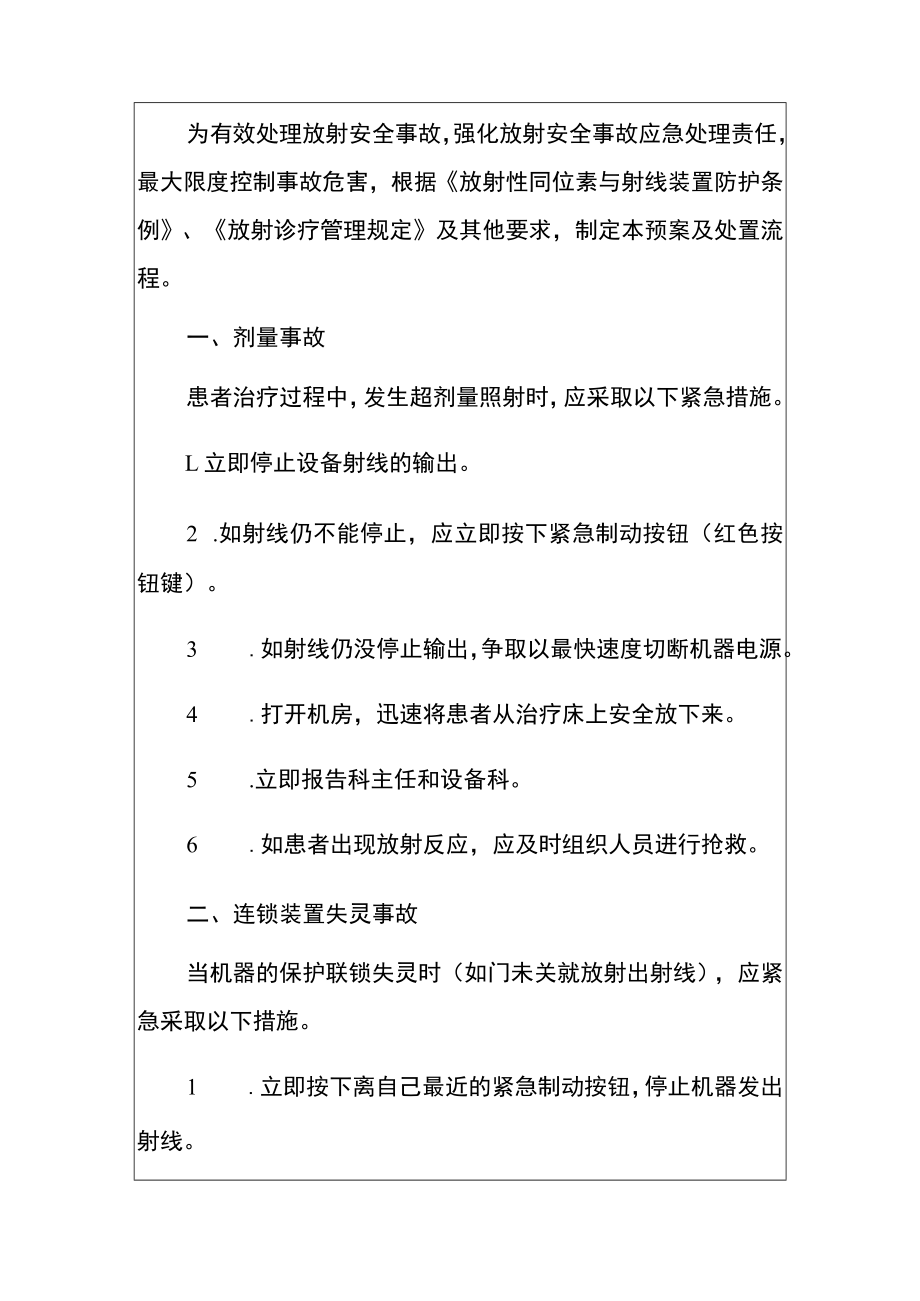 2022卫生院医院放射安全事件应急预案（完整版）.docx_第2页