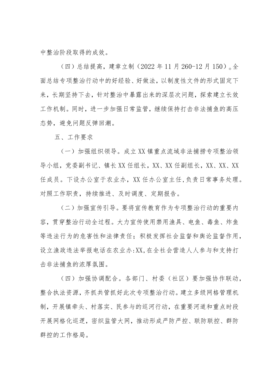 XX镇重点流域非法捕鱼专项整治方案.docx_第3页