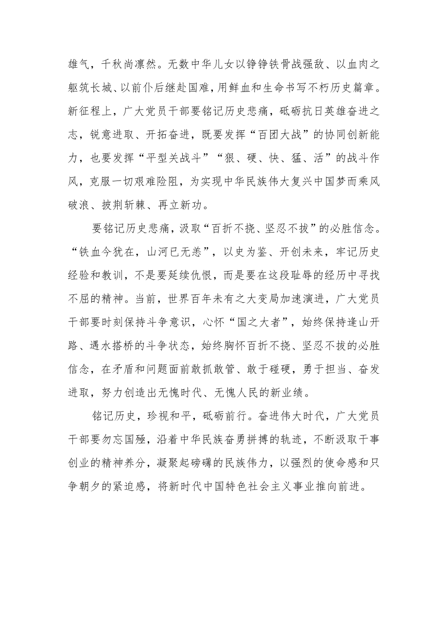 2022年12月13日南京大屠杀纪念日学习教育感悟.docx_第2页