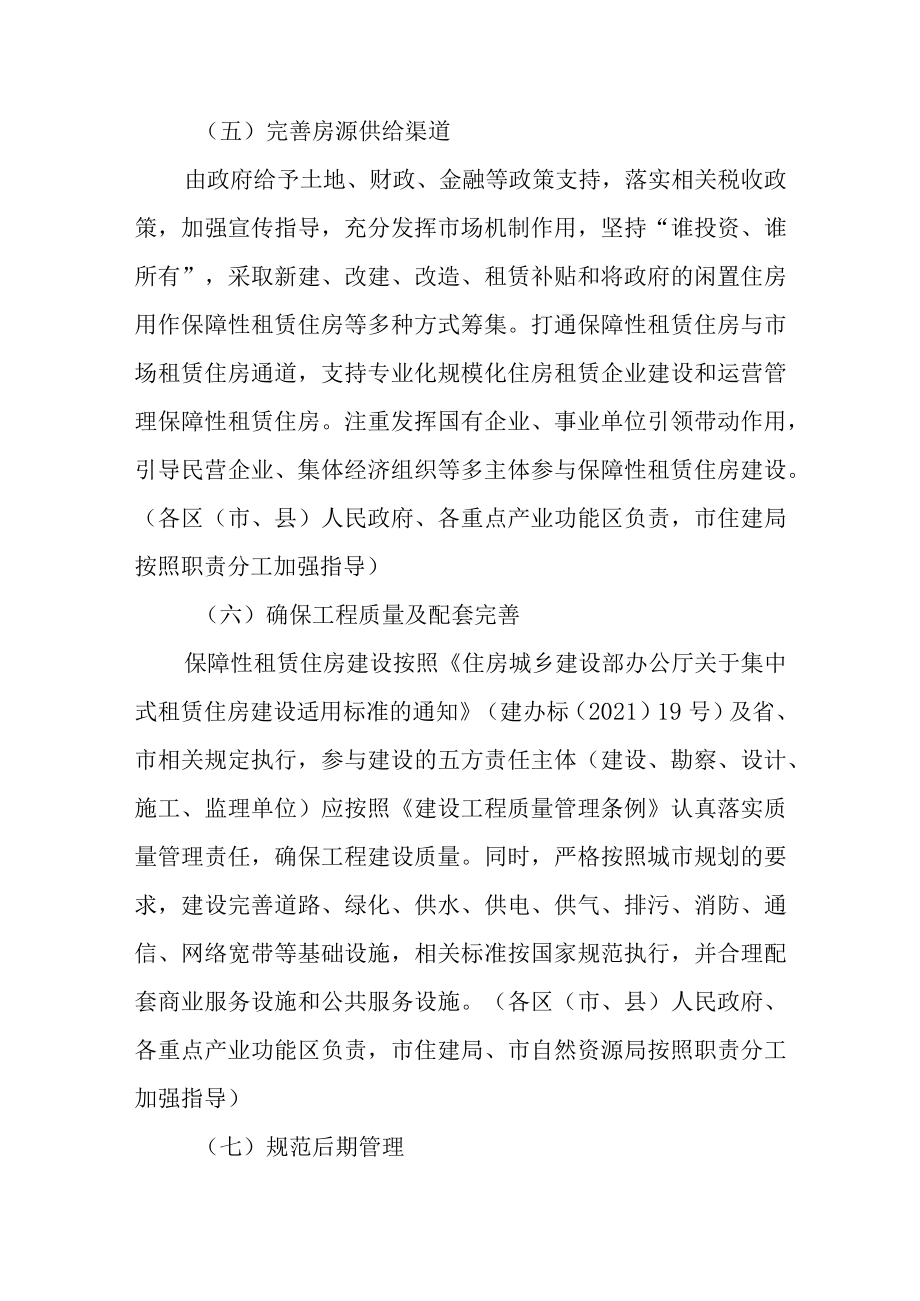 关于进一步加快发展保障性租赁住房的实施方案.docx_第3页