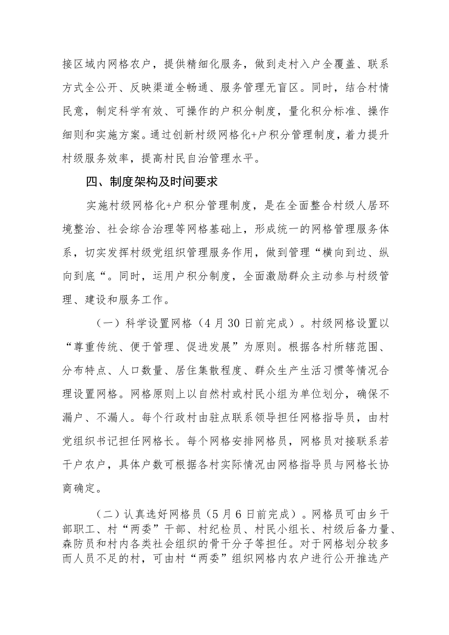 乡推行村级网格化+户积分管理实施方案.docx_第3页