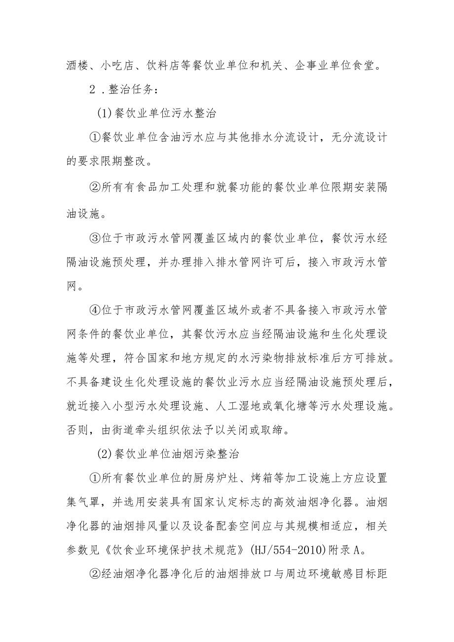 街道餐饮业及机动车维修业和洗涤业污染整治工作方案.docx_第2页