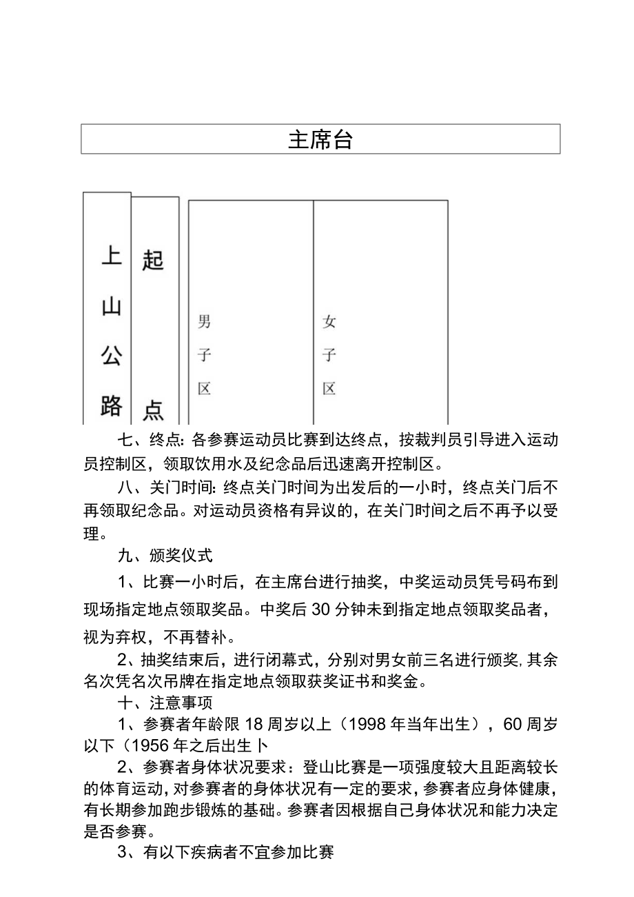 重庆市江津区第三届“建设银行杯”登山比赛参赛指南.docx_第3页