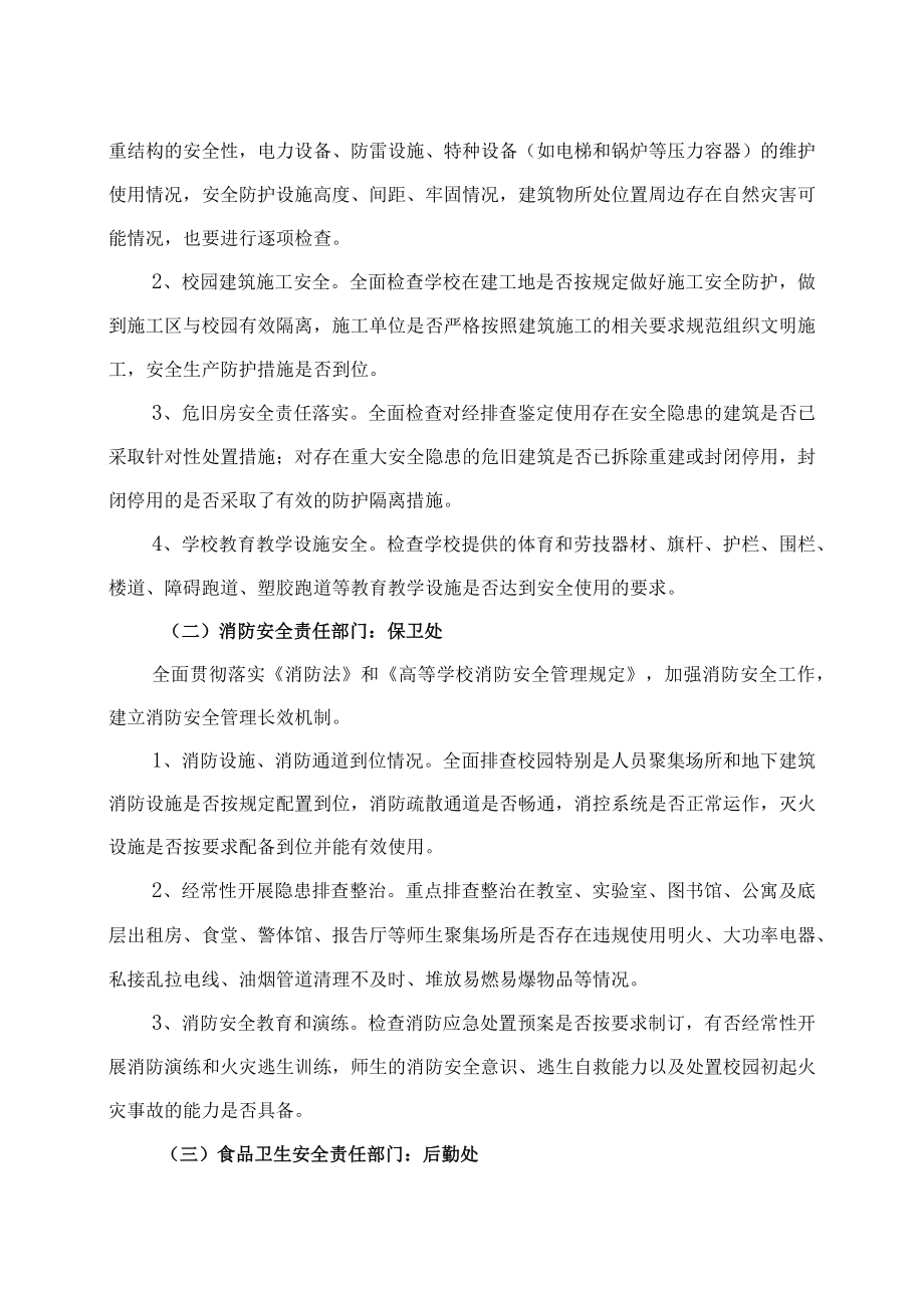 XX政法职业学院202X年校园安全专项行动实施方案.docx_第2页