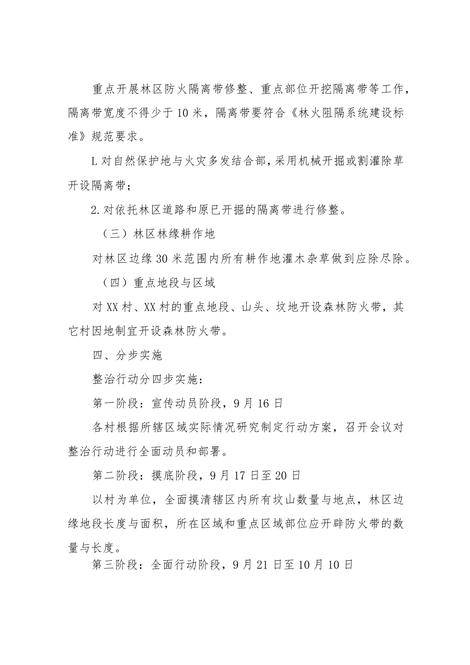 XX乡关于开展割灌除草开设隔离带专项行动的工作方案.docx_第2页