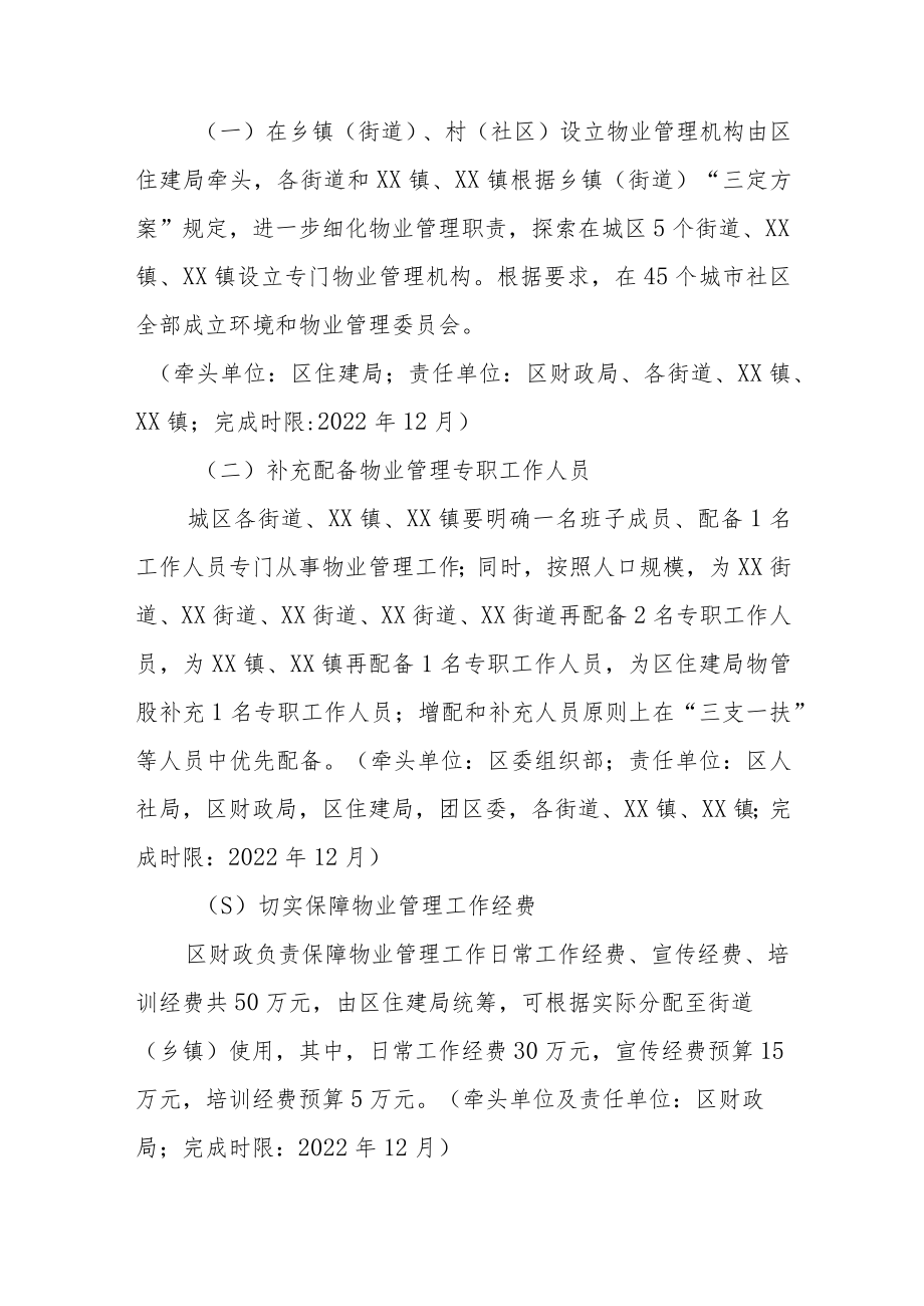 XX区进一步加强物业管理工作实施方案.docx_第2页