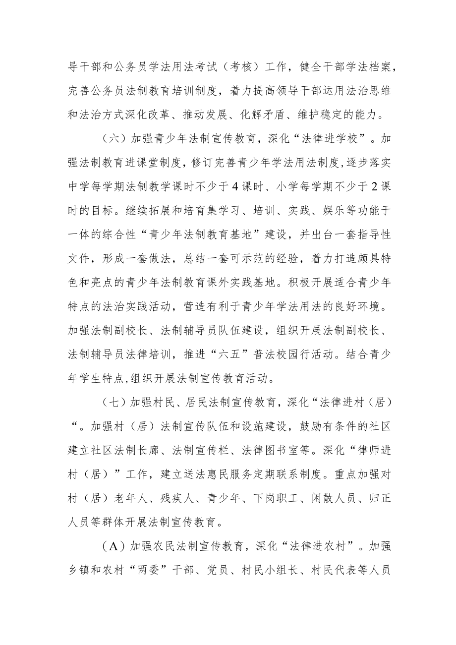 全镇普法依法治理工作要点.docx_第3页