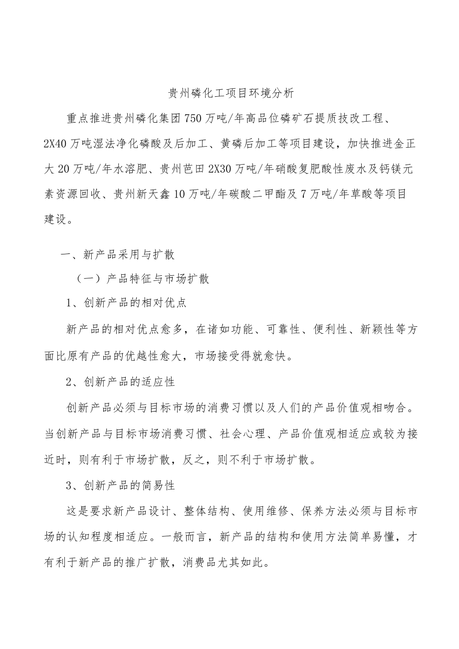 贵州磷化工项目环境分析.docx_第1页