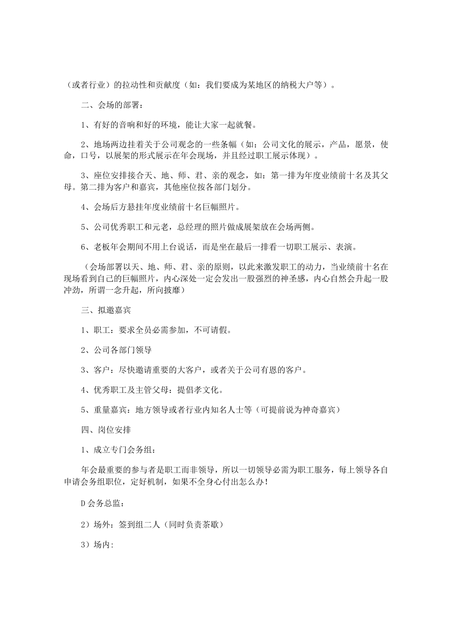 2022公司年会策划方案汇编.docx_第2页