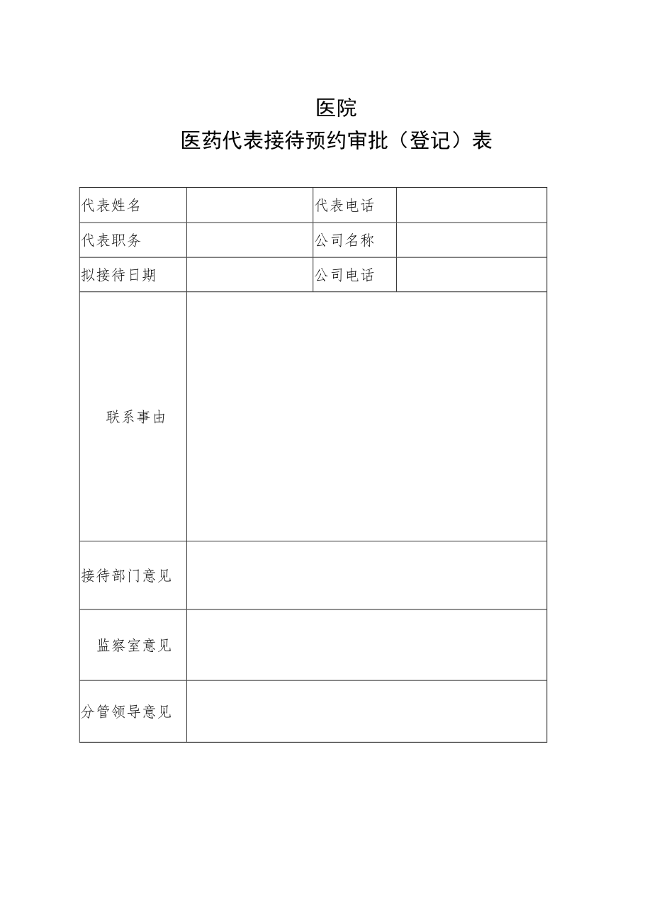 医院接待医药生产、经营企业代表“三定一有”制度.docx_第3页