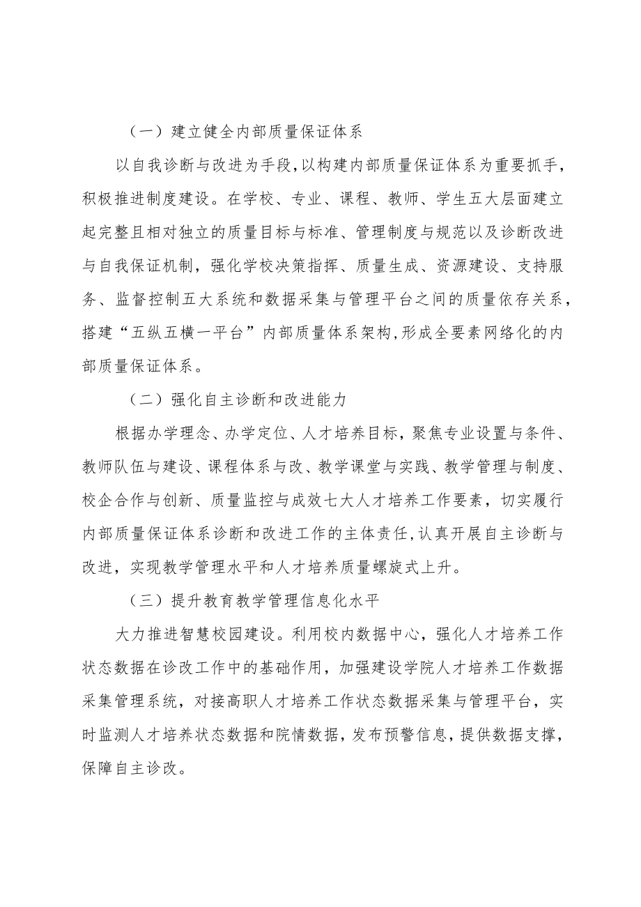 职业技术学院内部质量保证体系建设与运行方案.docx_第2页