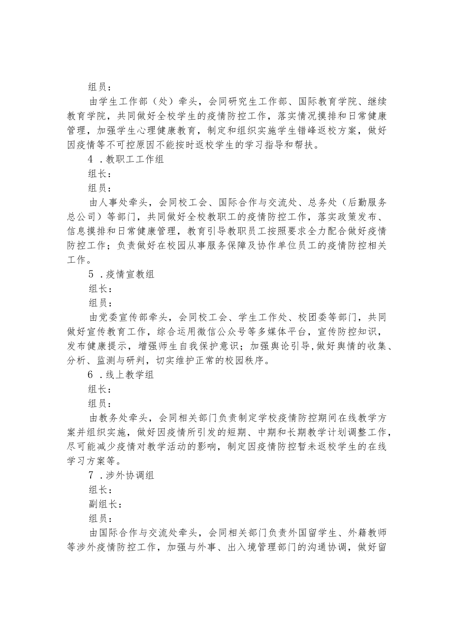 工程大学疫情防控工作方案.docx_第2页