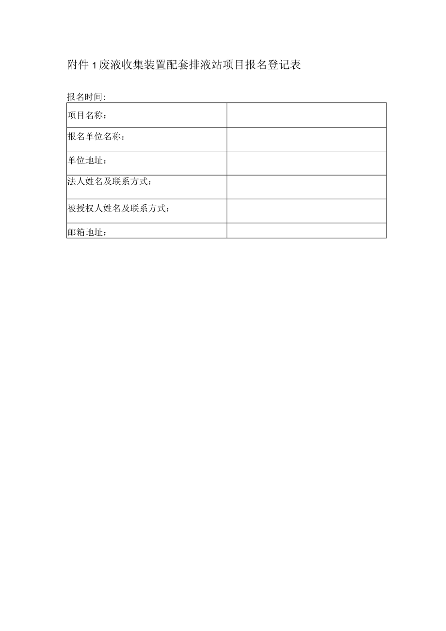 附件1：支撑喉镜手术器械项目报名登记表.docx_第1页