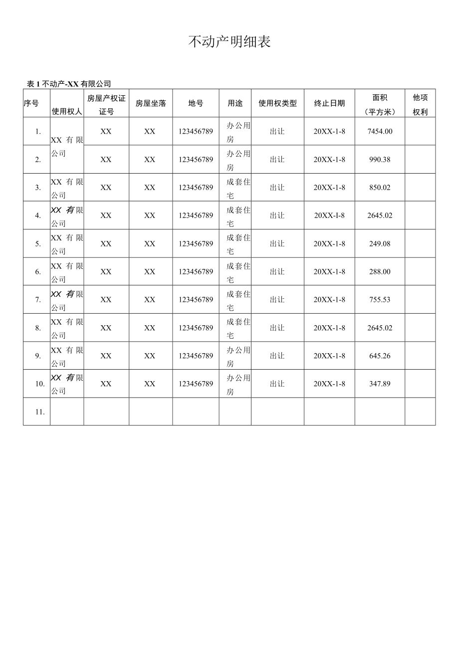 不动产明细表.docx_第1页