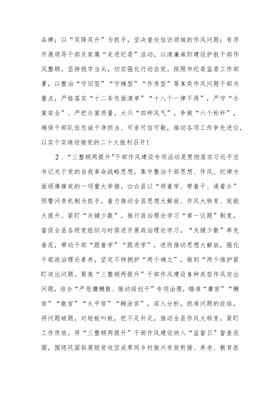 纪检监察干部“三整顿两提升”专题研讨心得发言交流材料5篇.docx_第2页