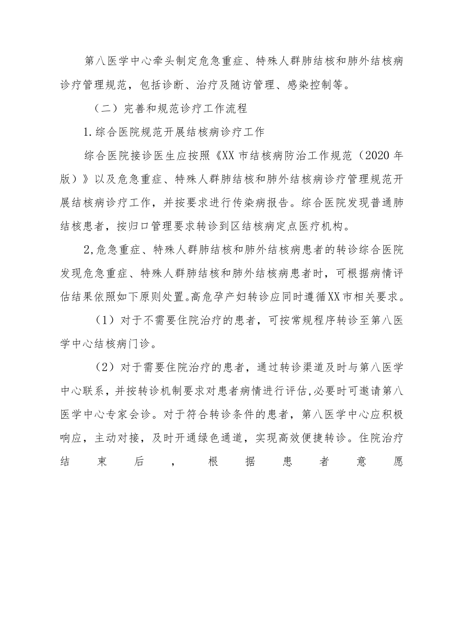 危急重症、特殊人群结核病患者多学科协作救治试点工作方案.docx_第2页