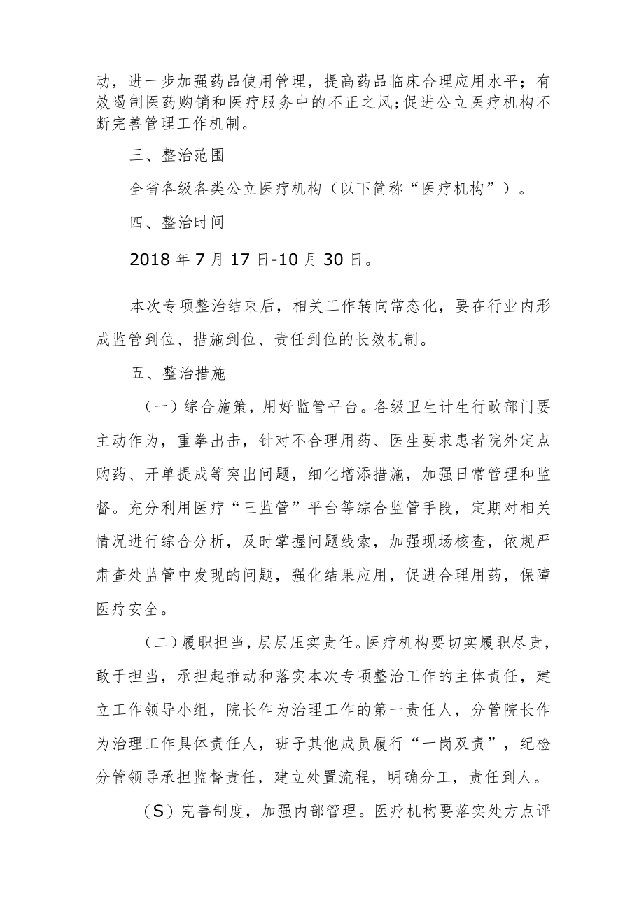 公立医疗机构用药违规行为专项整治工作方案4-7-16.docx_第2页