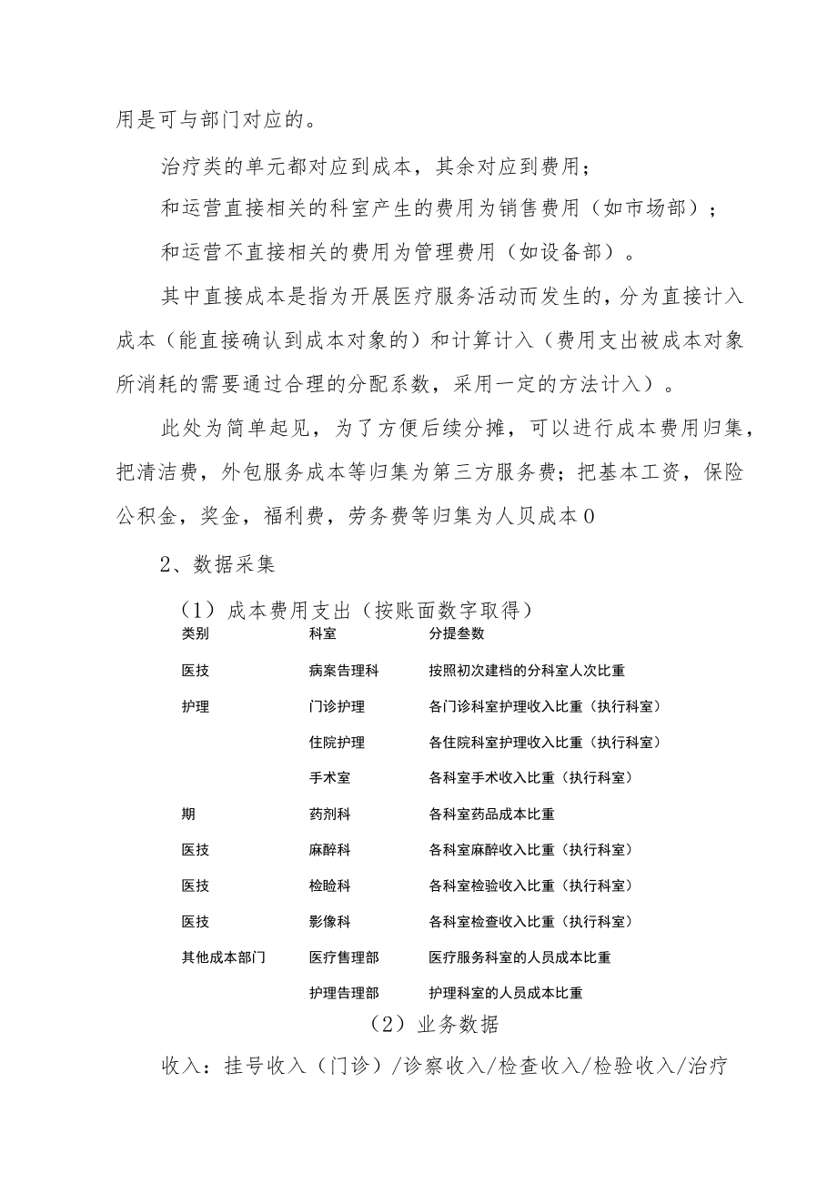 医疗机构科室毛利计算和奖金分配规划方案2-6-16.docx_第3页