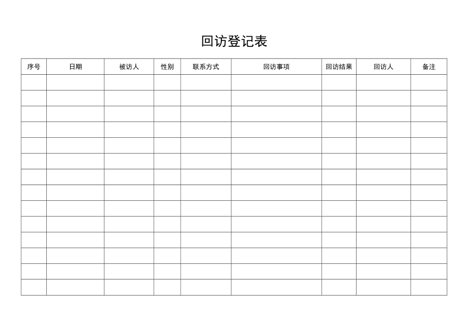 回访登记表.docx_第1页