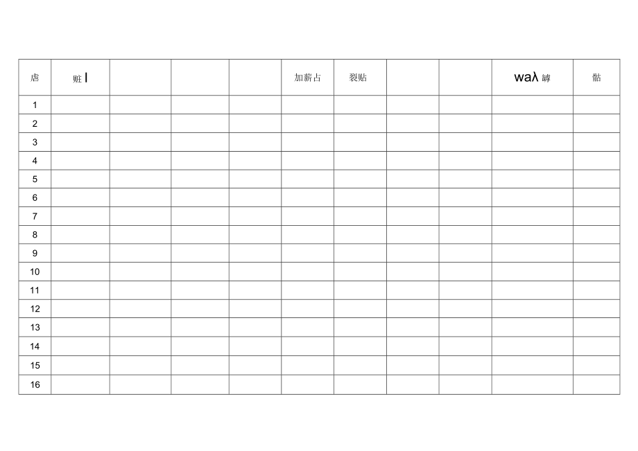 公司工资表.docx_第1页