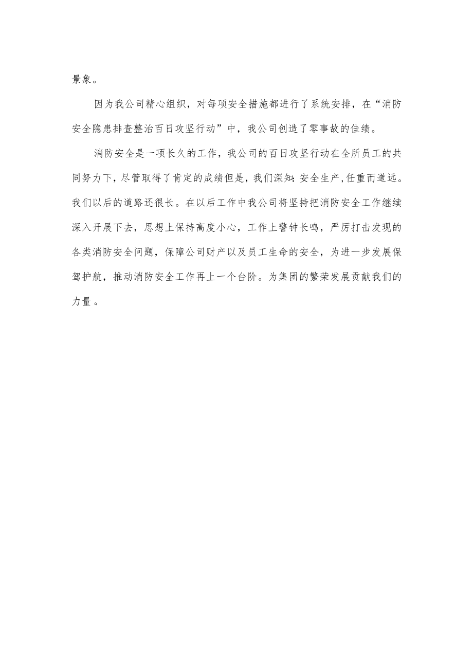 公司消防百日攻坚行动总结.docx_第2页