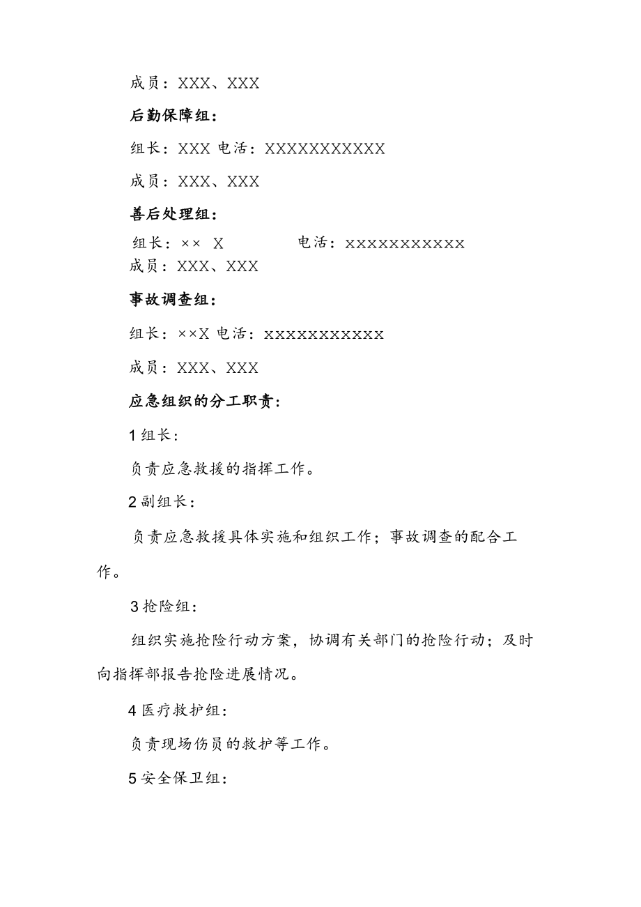 关于成立安全生产应急管理机构及应急救援队伍的通知.docx_第2页