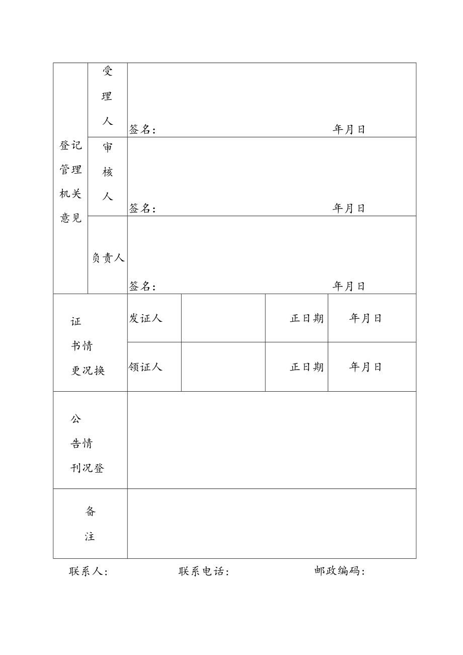 统一社会信用代码事业单位法人变更登记申请书.docx_第3页