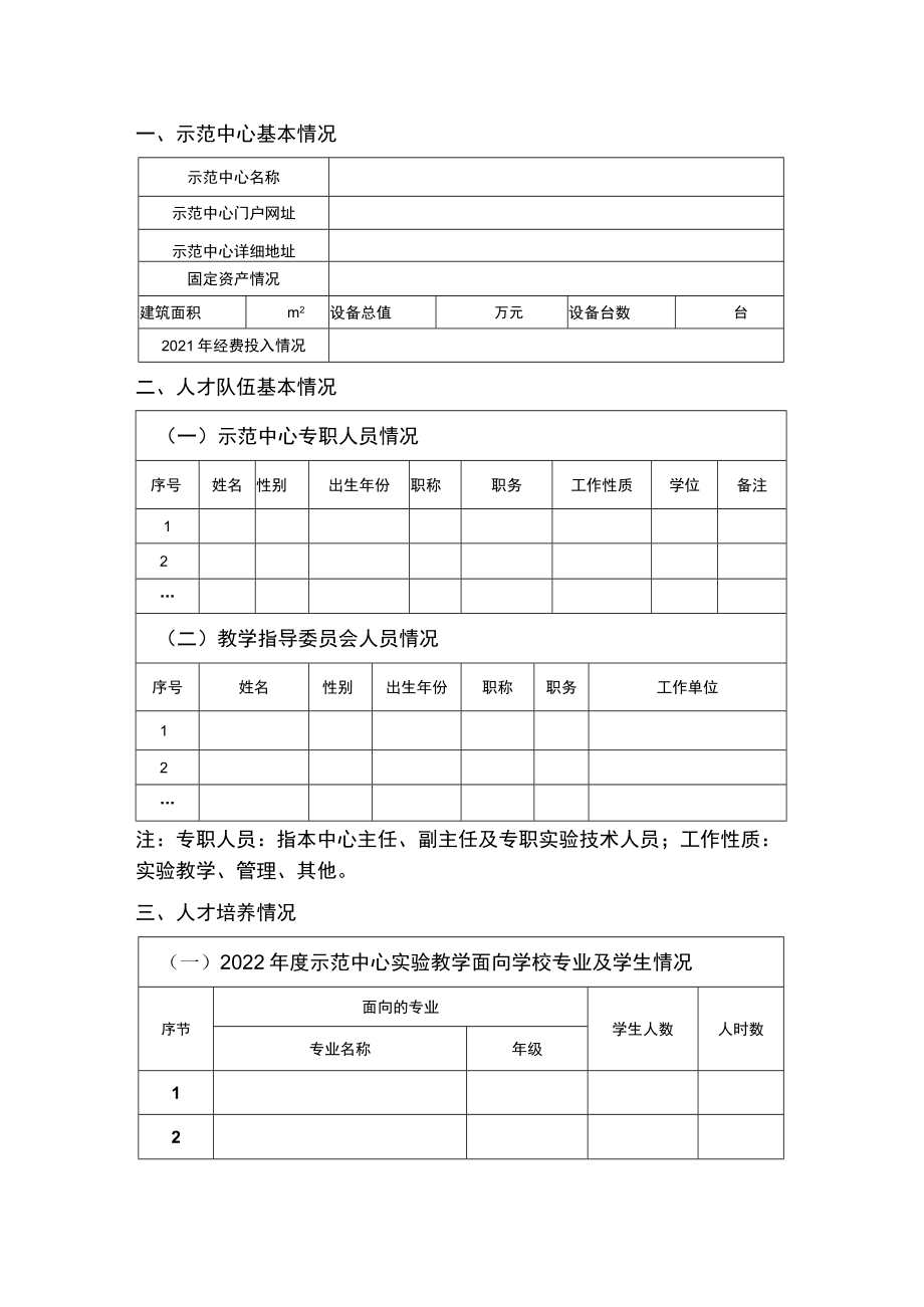 西南大学2023年实验教学示范中心建设项目申报书.docx_第3页