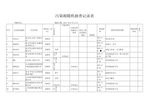 污染源随机抽查记录表.docx