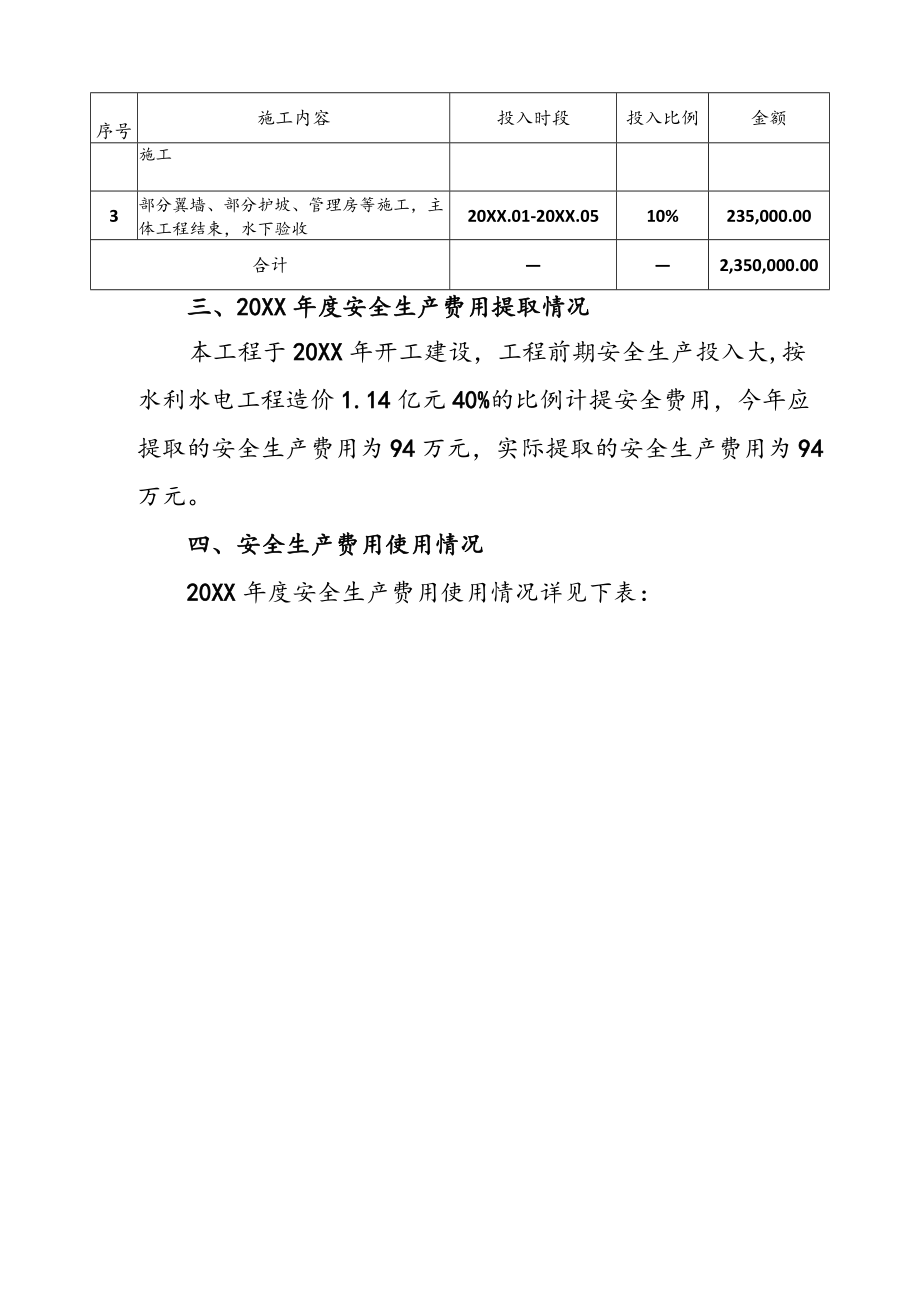 项目年度安全生产费用落实情况总结报告.docx_第3页