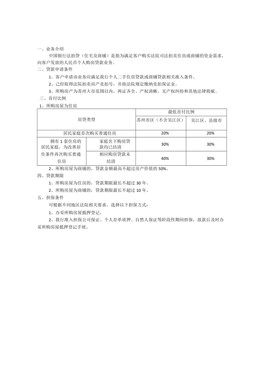 法拍贷方案住宅及商铺.docx_第1页