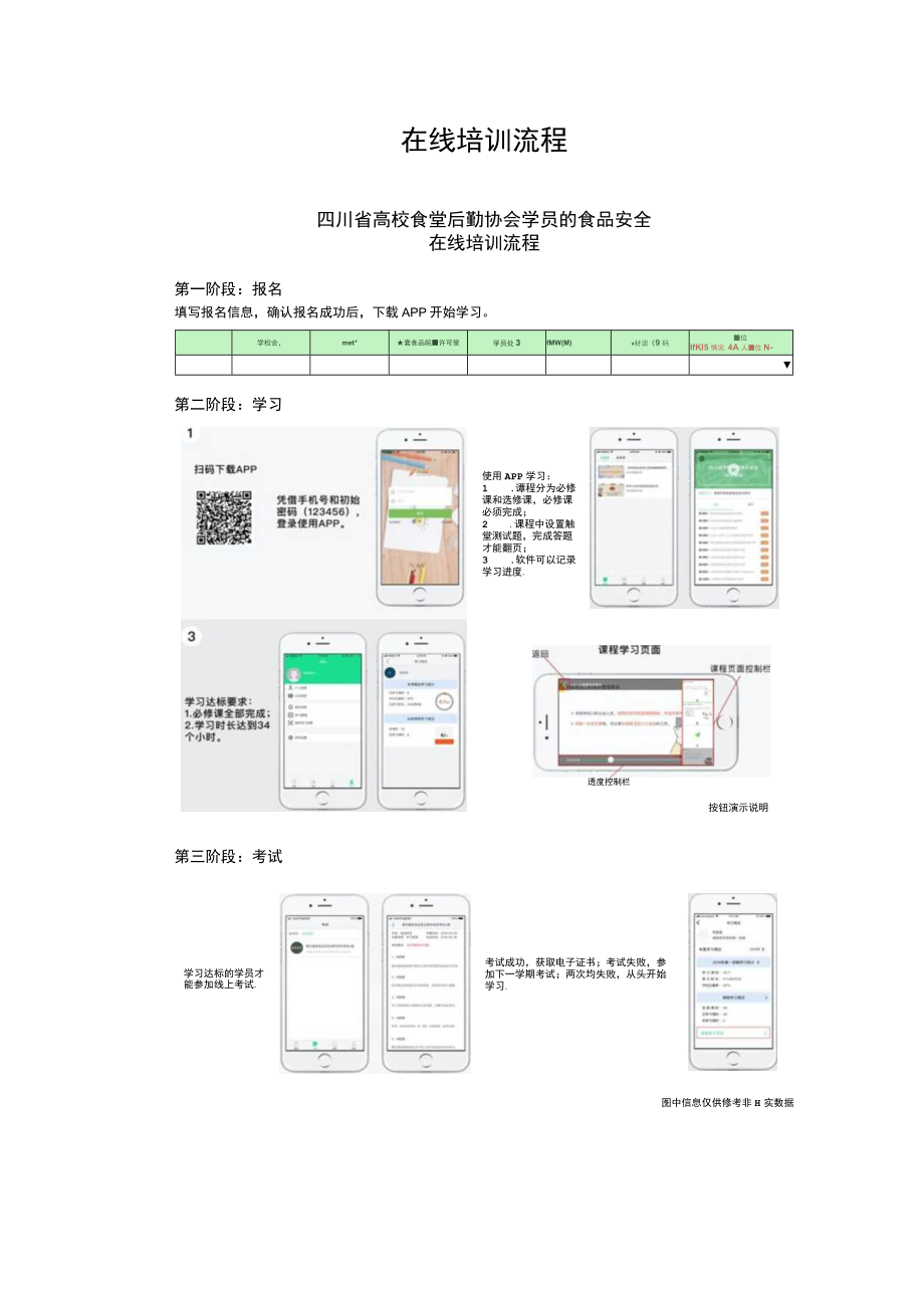 食品安全远程培训报名表.docx_第3页