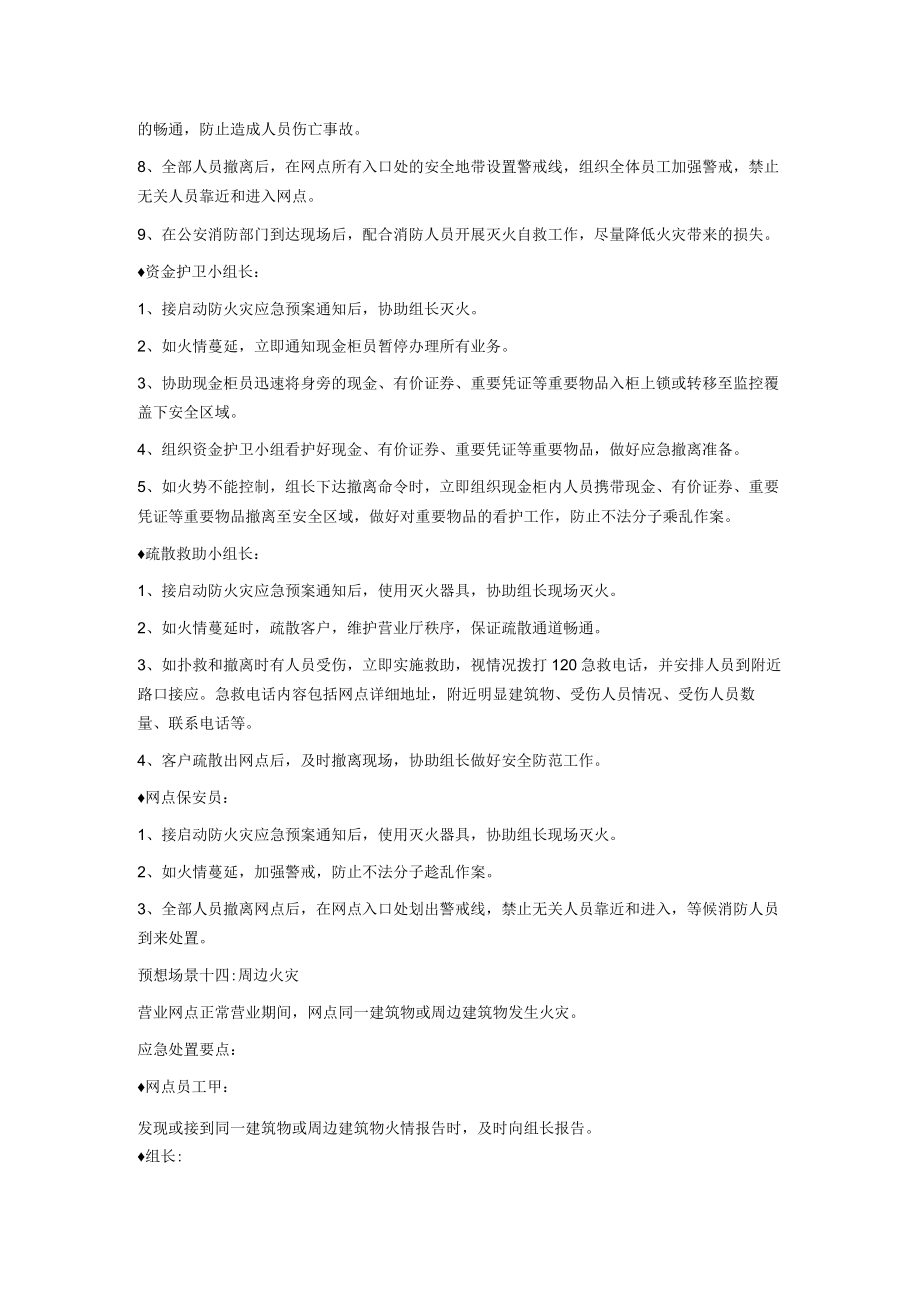 银行营业网点火灾突发事件应急预案.docx_第2页