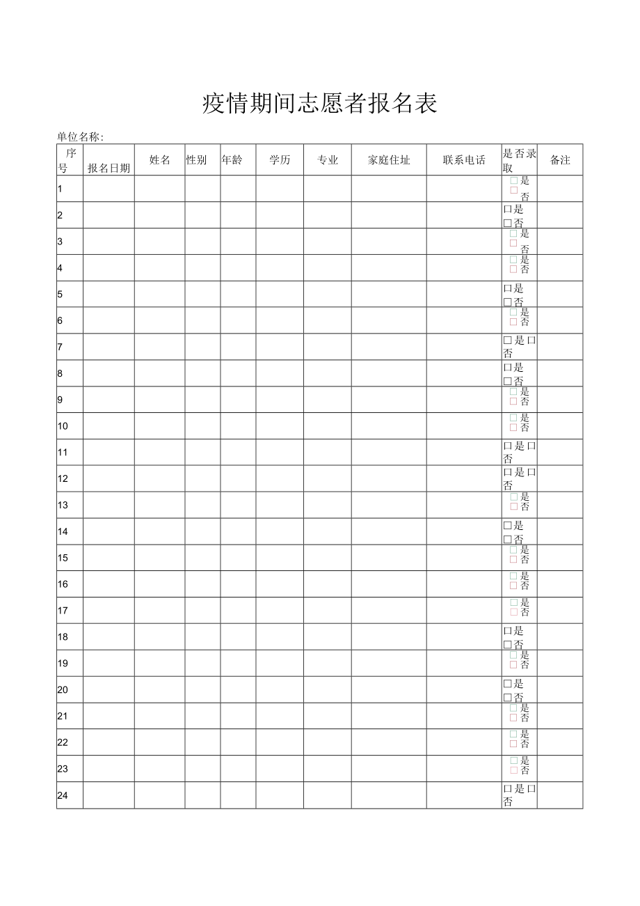 志愿者报名表.docx_第1页