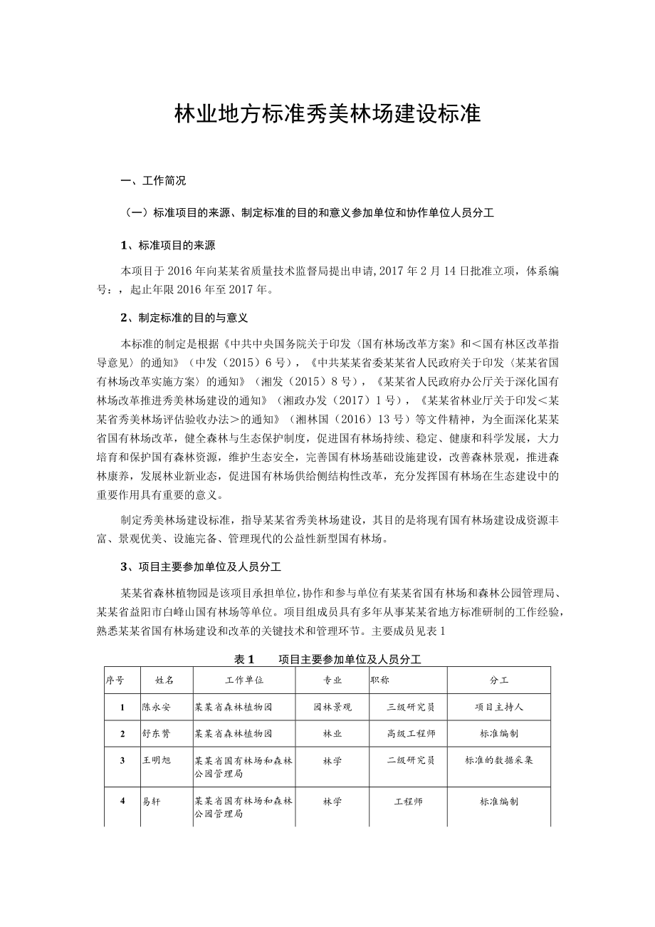 林业地方标准秀美林场建设标准.docx_第1页