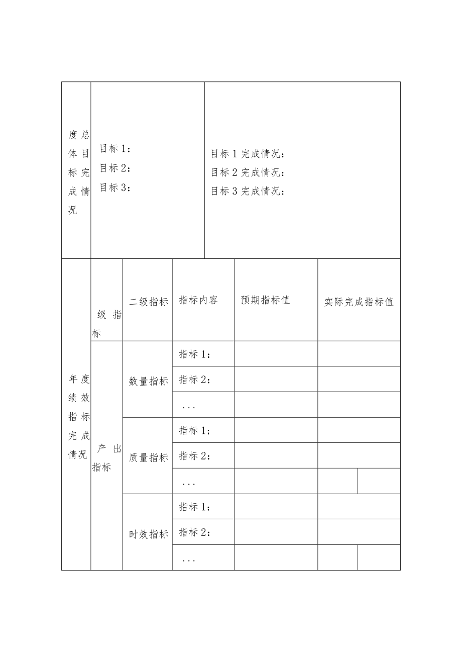 部门（单位）整体支出绩效自评表.docx_第2页