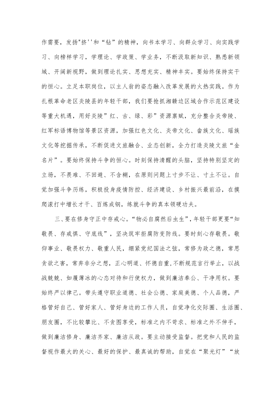 在年轻干部座谈会上的发言提纲.docx_第2页