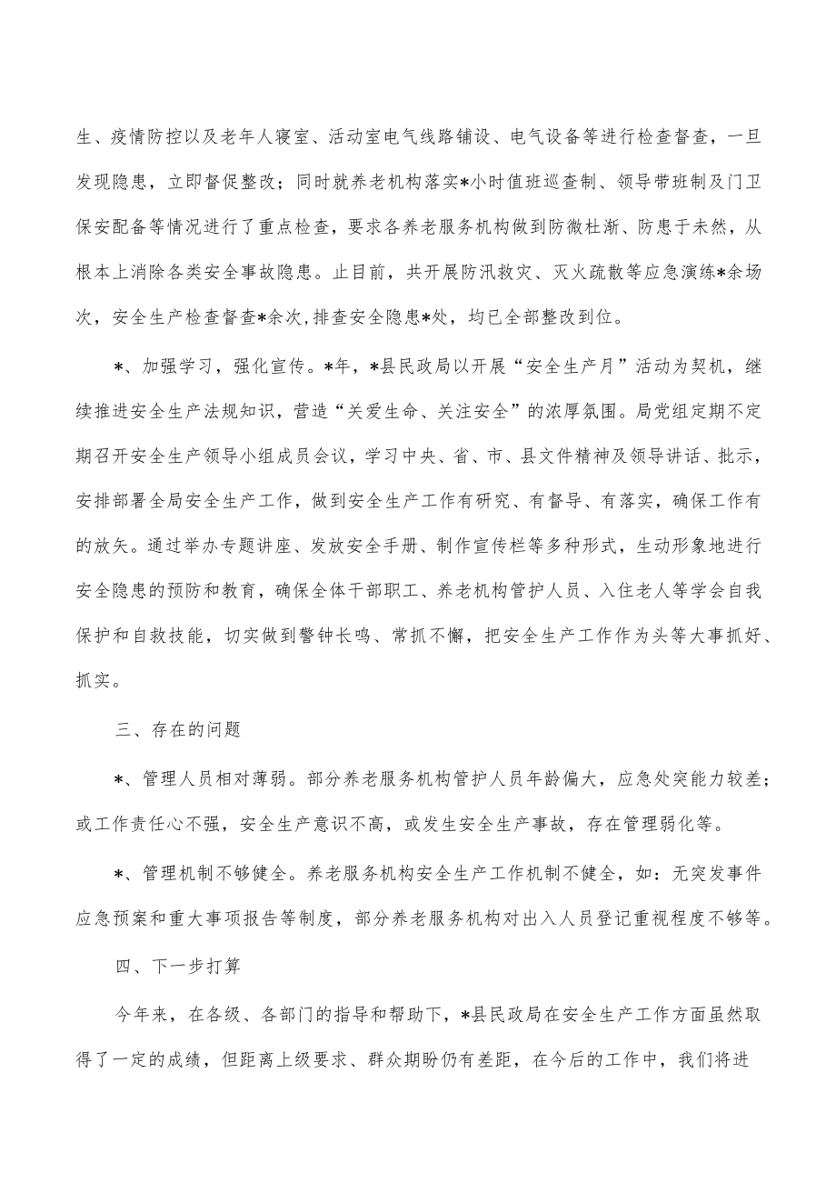 民政2022年安全生产工作总结.docx_第2页