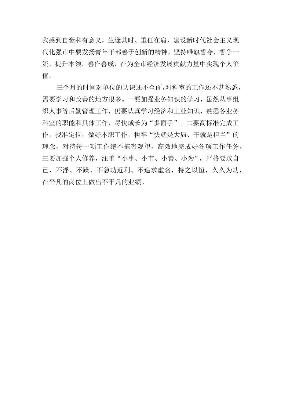 年轻干部代表在青年干部座谈会上的发言.docx_第2页