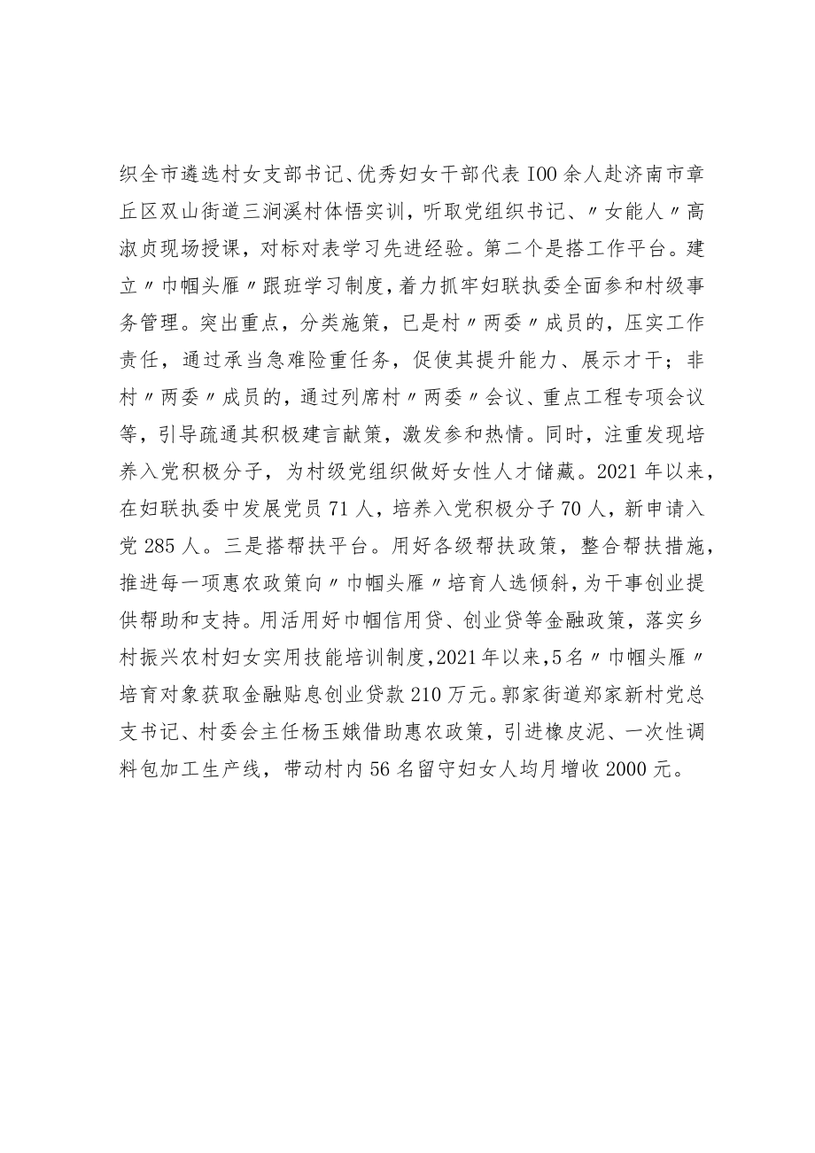 农村女干部队伍建设调研报告.docx_第3页
