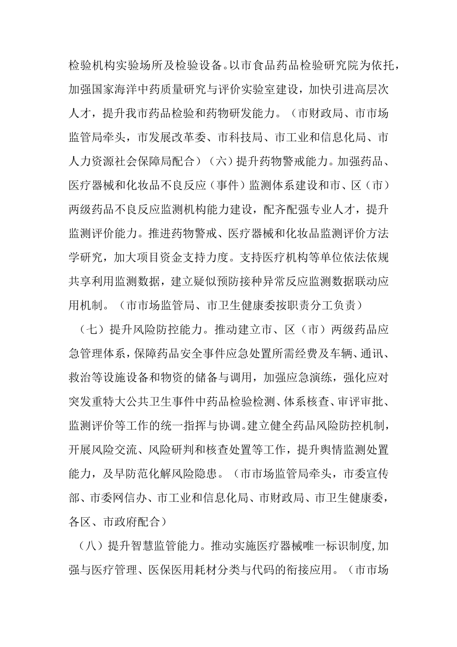 关于进一步加强药品监管能力建设若干措施.docx_第3页